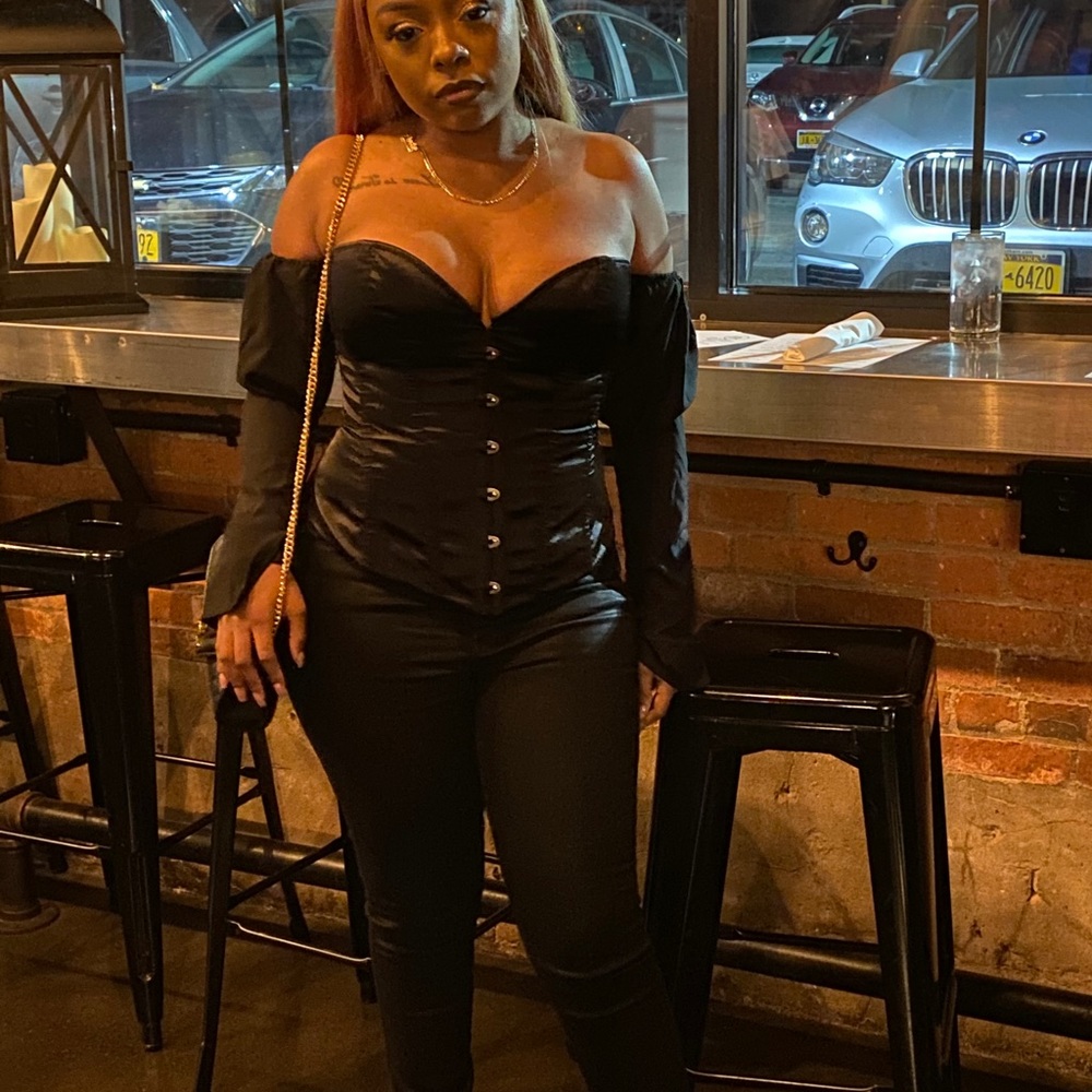 Black Corset Top - Picture 3 of 3